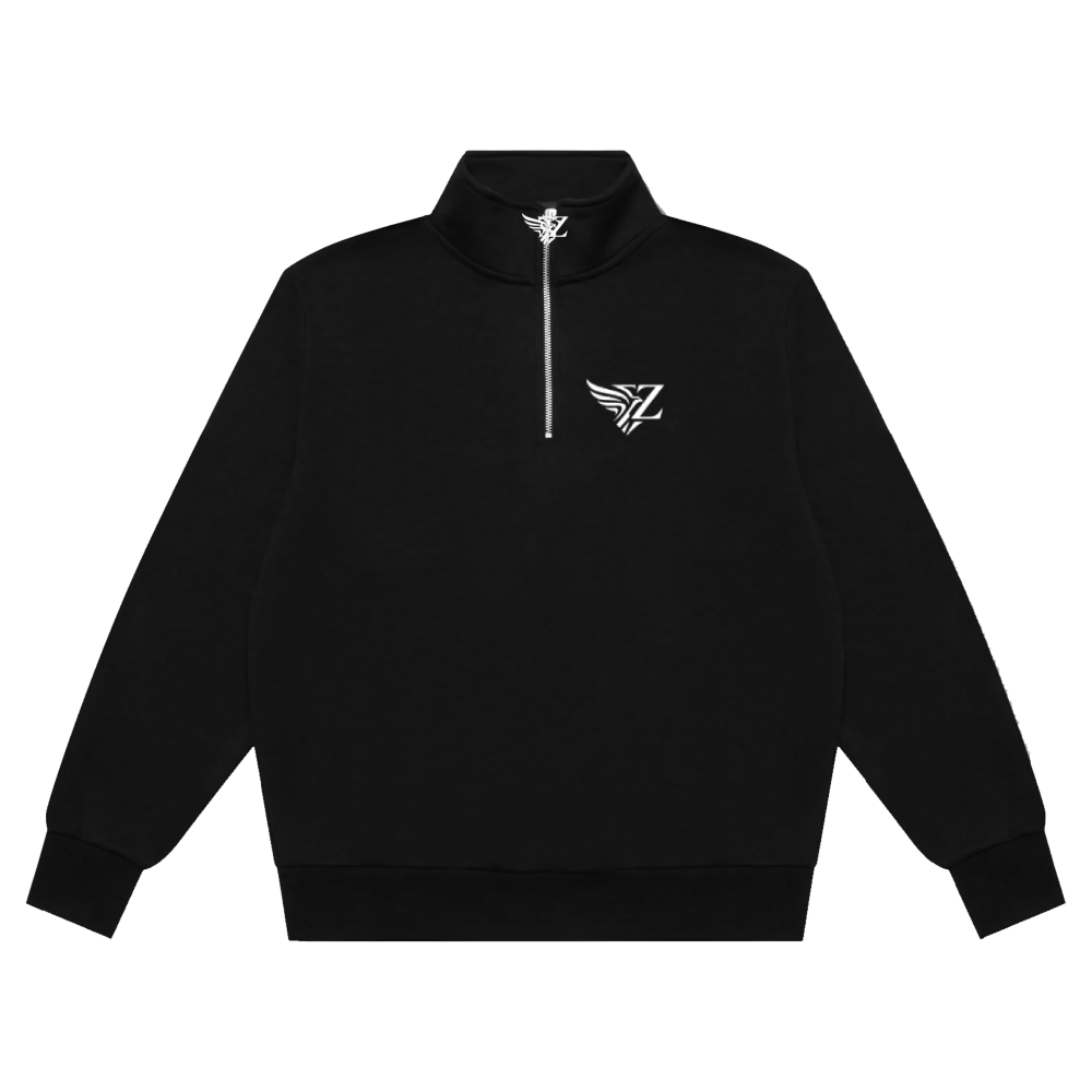 EZ QUARTER ZIP - BLACK