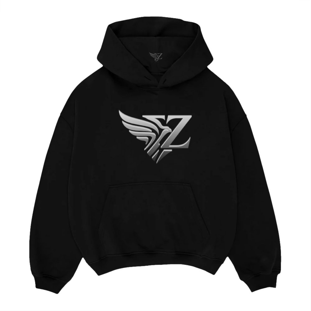 EZ SILVERSTONE HOODIE - BLACK